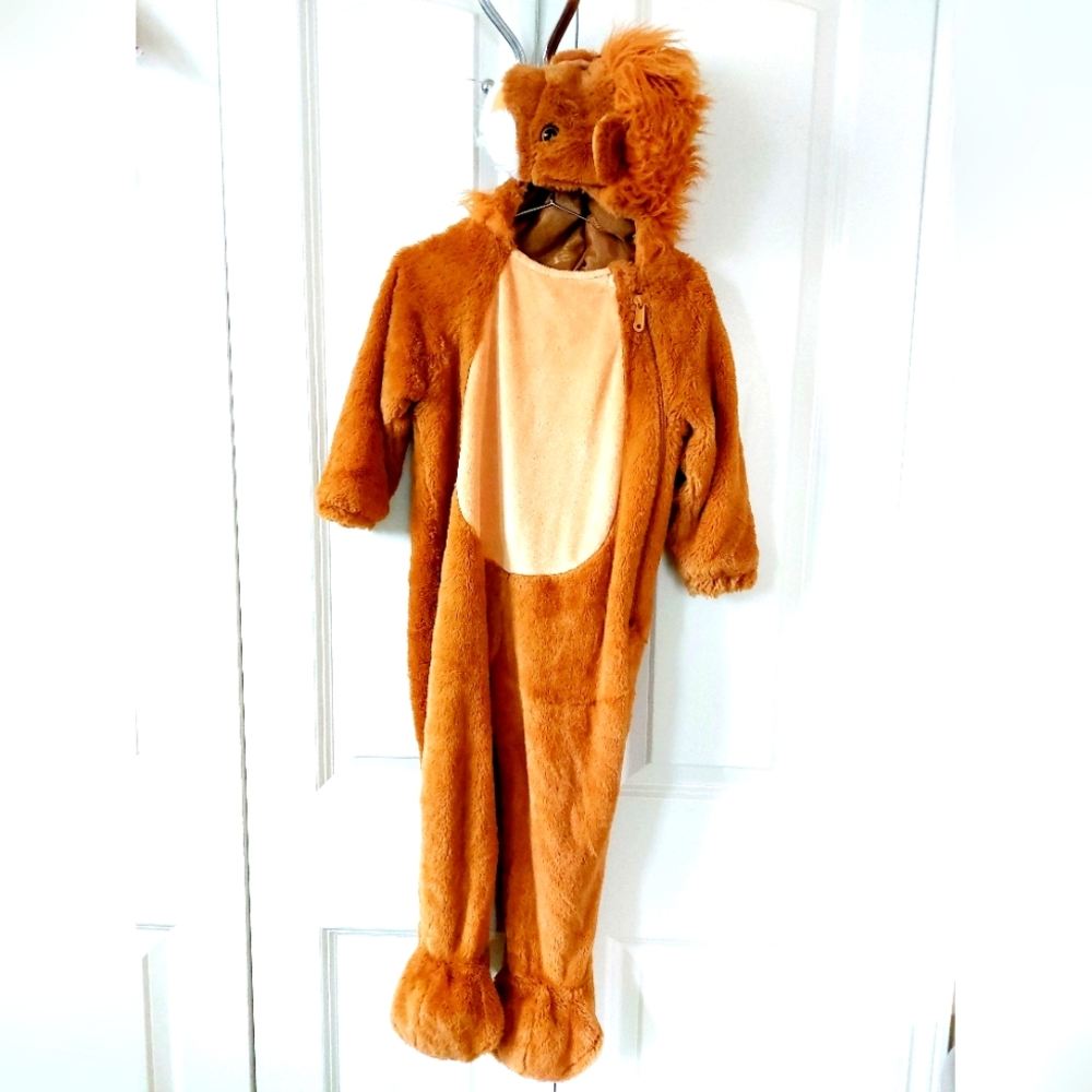 Lion Costume toddler 2-3T zoo halloween animal Wizard of Oz